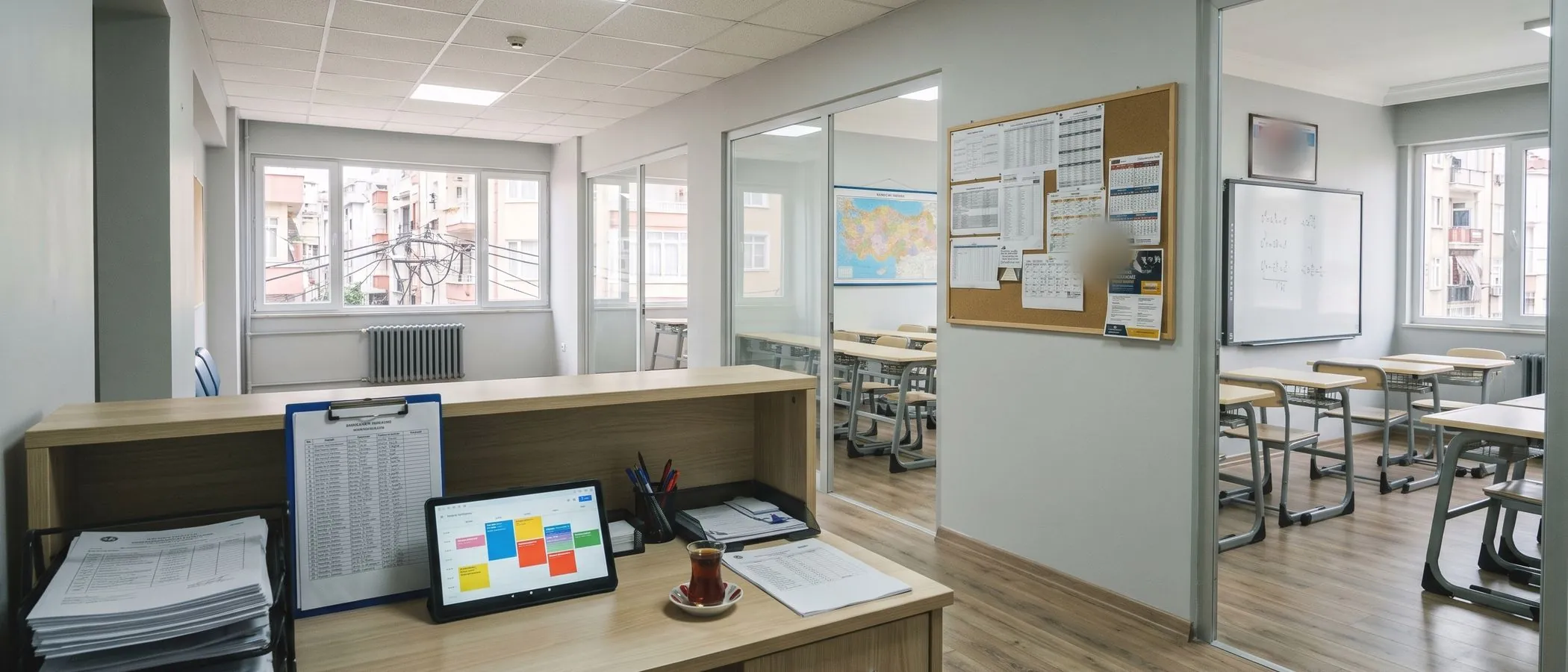 bugünkü kurs ve dolu sınıflarıyla büyümüş hâli. (bizimle)